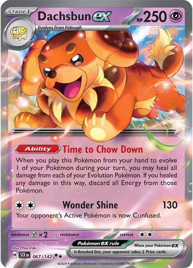 Dachsbun ex (067/142) [Scarlet & Violet: Stellar Crown] - Pokémon - Card Brawlers | Quebec | Canada |