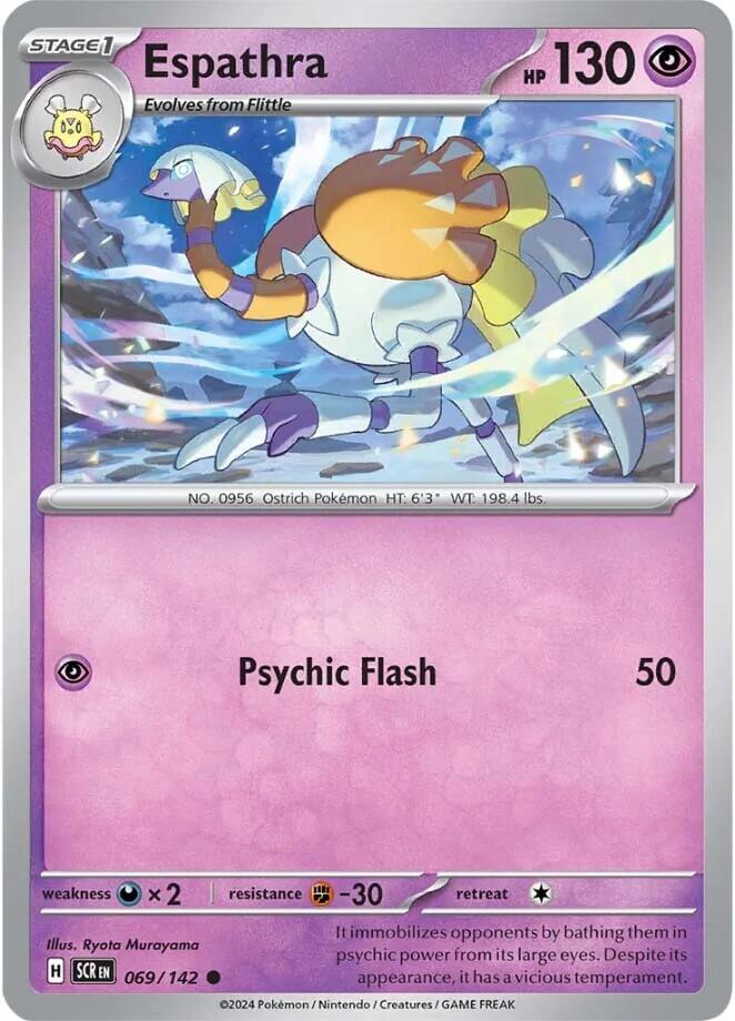 Espathra (069/142) [Scarlet & Violet: Stellar Crown] - Pokémon - Card Brawlers | Quebec | Canada |