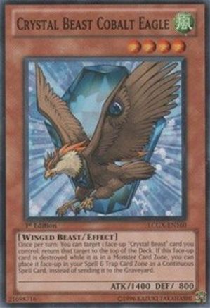 Crystal Beast Cobalt Eagle [LCGX-EN160] Common - Yu-Gi-Oh! - Card Brawlers | Quebec | Canada |