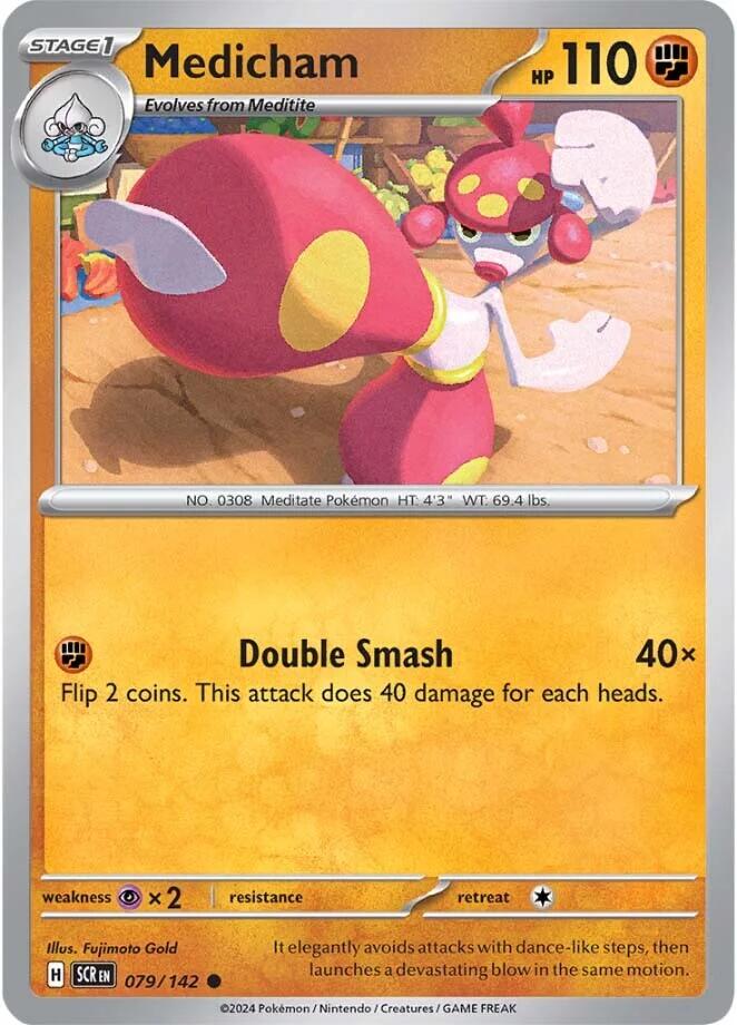 Medicham (079/142) [Scarlet & Violet: Stellar Crown] - Pokémon - Card Brawlers | Quebec | Canada |