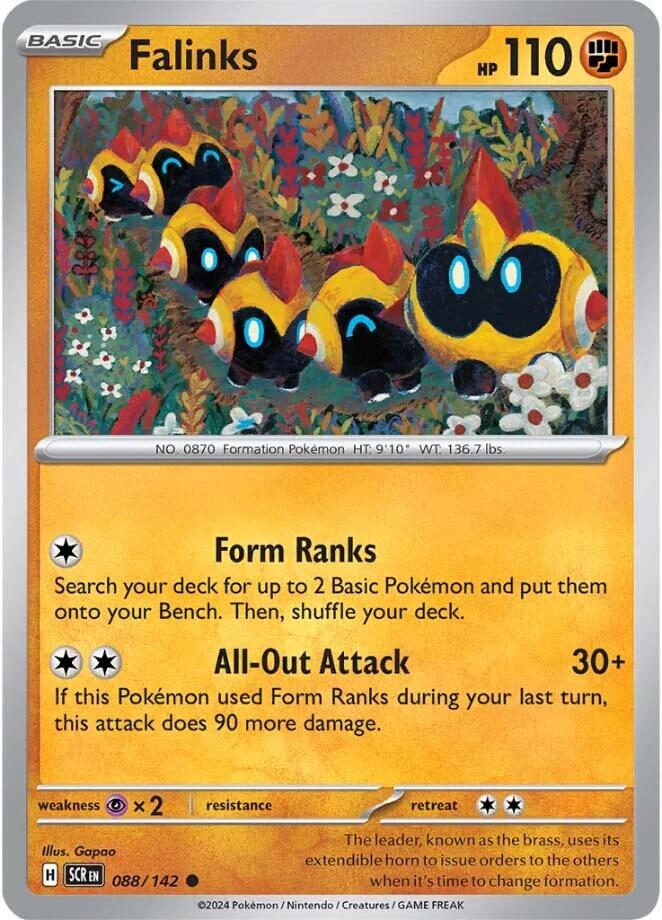 Falinks (088/142) [Scarlet & Violet: Stellar Crown] - Pokémon - Card Brawlers | Quebec | Canada |