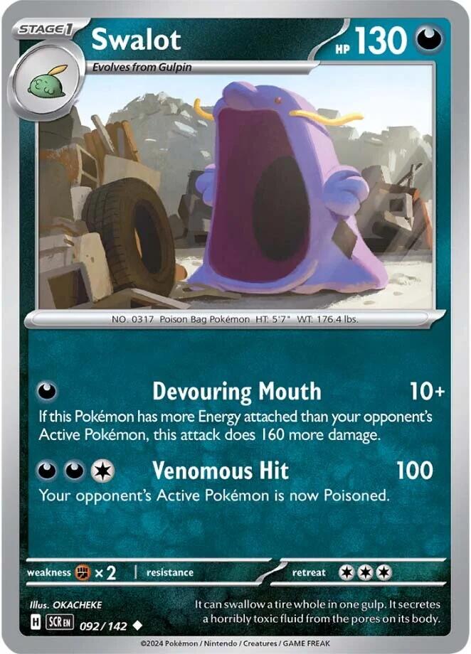 Swalot (092/142) [Scarlet & Violet: Stellar Crown] - Pokémon - Card Brawlers | Quebec | Canada |