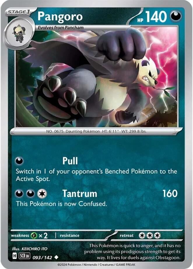 Pangoro (093/142) [Scarlet & Violet: Stellar Crown] - Pokémon - Card Brawlers | Quebec | Canada |