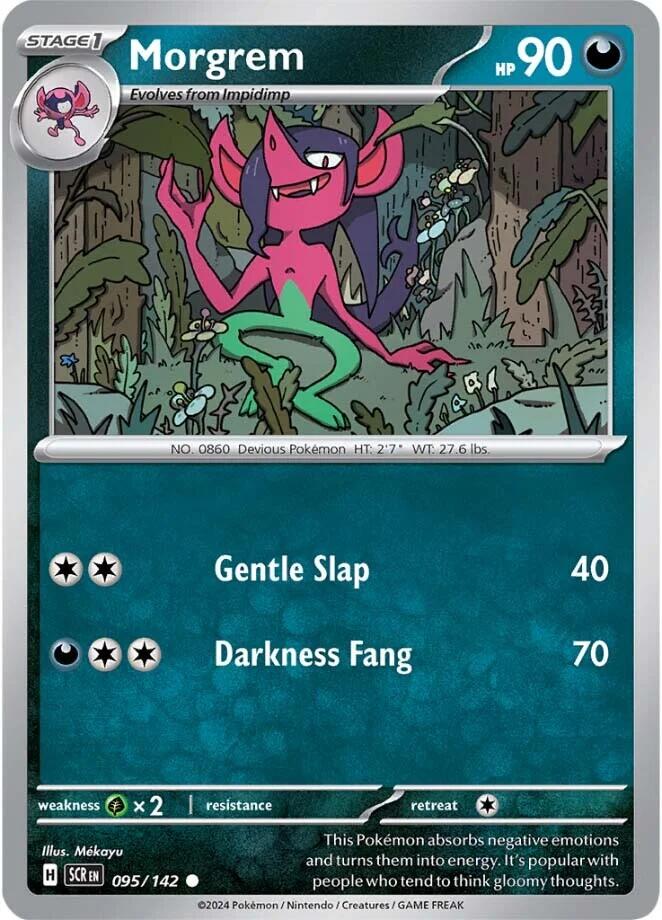 Morgrem (095/142) [Scarlet & Violet: Stellar Crown] - Pokémon - Card Brawlers | Quebec | Canada |