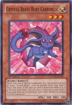 Crystal Beast Ruby Carbuncle [LCGX-EN155] Common - Yu-Gi-Oh! - Card Brawlers | Quebec | Canada |
