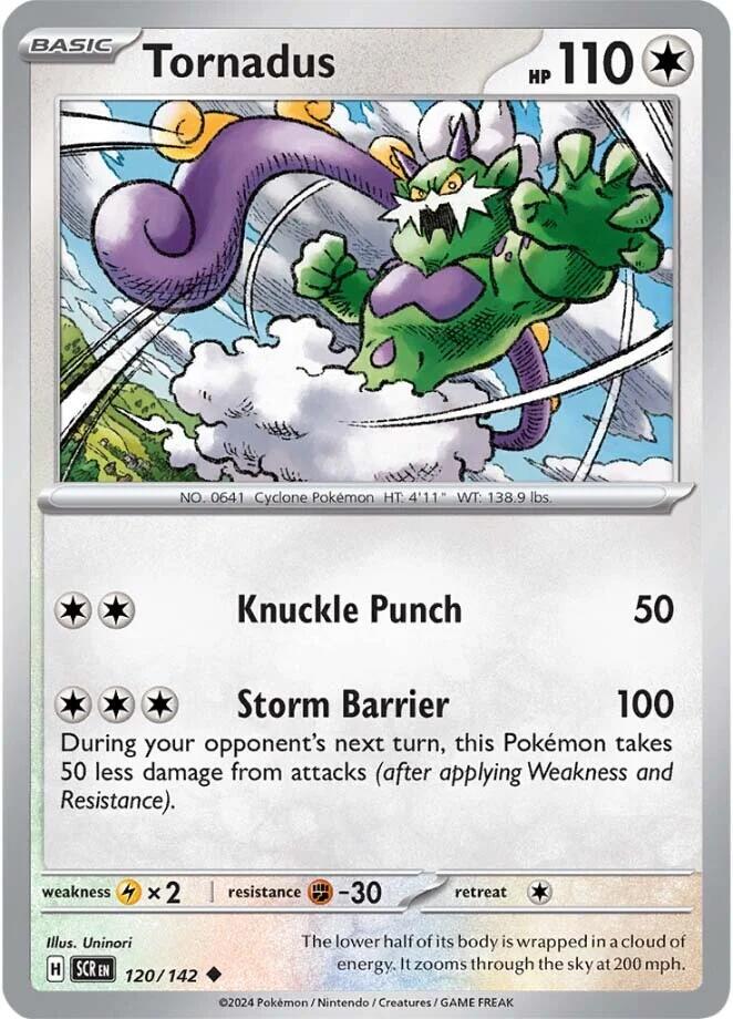 Tornadus (120/142) [Scarlet & Violet: Stellar Crown] - Pokémon - Card Brawlers | Quebec | Canada |