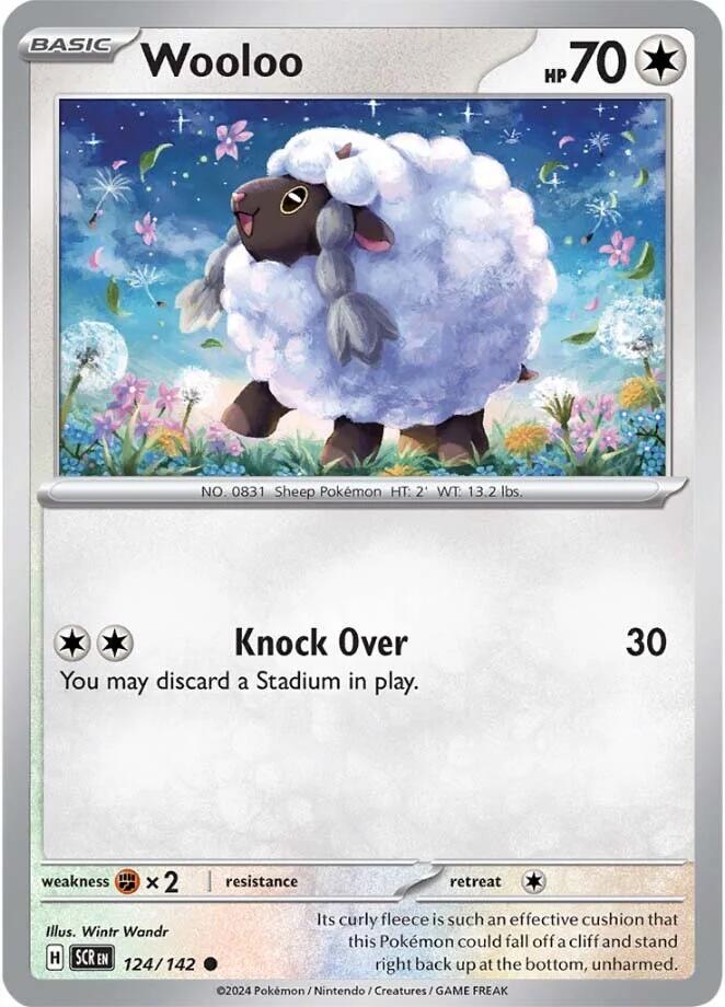 Wooloo (124/142) [Scarlet & Violet: Stellar Crown] - Pokémon - Card Brawlers | Quebec | Canada |