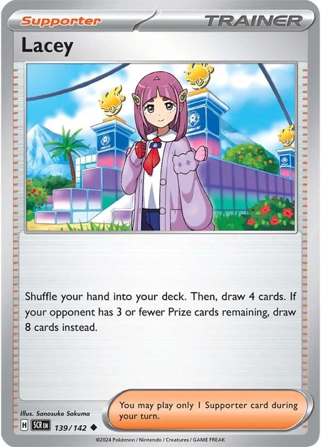 Lacey (139/142) [Scarlet & Violet: Stellar Crown] - Pokémon - Card Brawlers | Quebec | Canada |