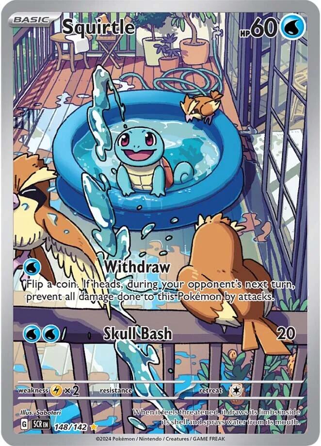 Squirtle (148/142) [Scarlet & Violet: Stellar Crown] - Pokémon - Card Brawlers | Quebec | Canada |