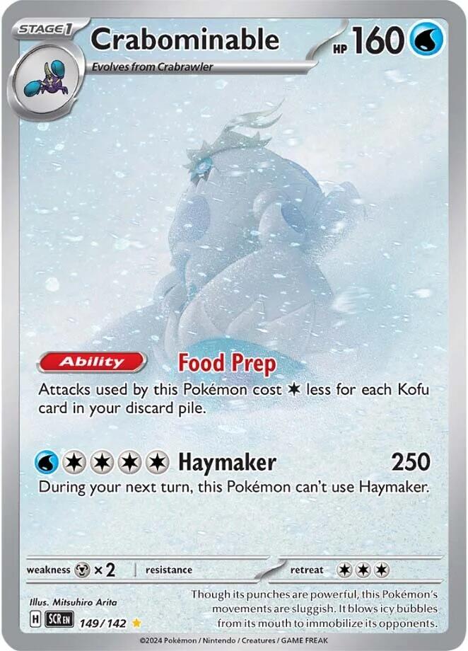 Crabominable (149/142) [Scarlet & Violet: Stellar Crown] - Pokémon - Card Brawlers | Quebec | Canada |