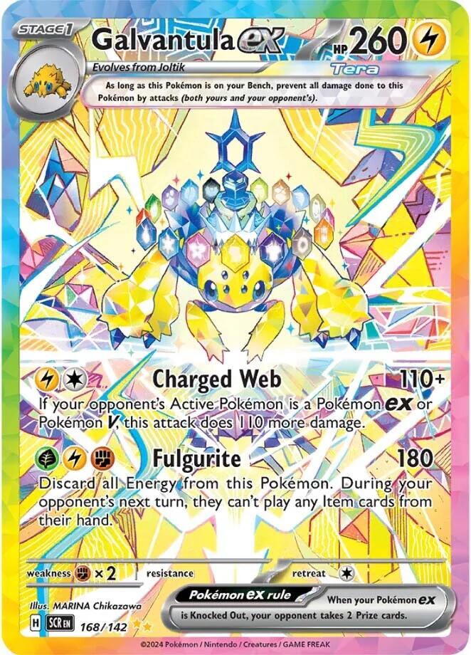 Galvantula ex (168/142) [Scarlet & Violet: Stellar Crown] - Pokémon - Card Brawlers | Quebec | Canada |