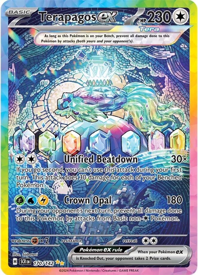 Terapagos ex (170/142) [Scarlet & Violet: Stellar Crown] - Pokémon - Card Brawlers | Quebec | Canada |
