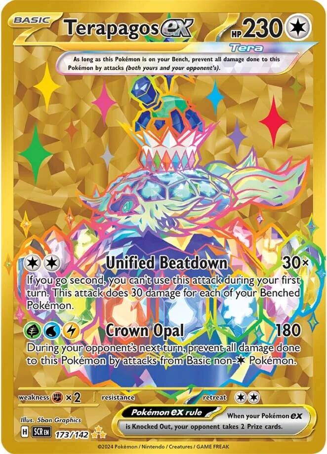 Terapagos ex (173/142) [Scarlet & Violet: Stellar Crown] - Pokémon - Card Brawlers | Quebec | Canada |