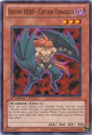 Destiny HERO - Captain Tenacious [LCGX-EN123] Common - Yu-Gi-Oh! - Card Brawlers | Quebec | Canada |