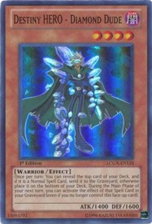Destiny HERO - Diamond Dude [LCGX-EN124] Super Rare - Yu-Gi-Oh! - Card Brawlers | Quebec | Canada |