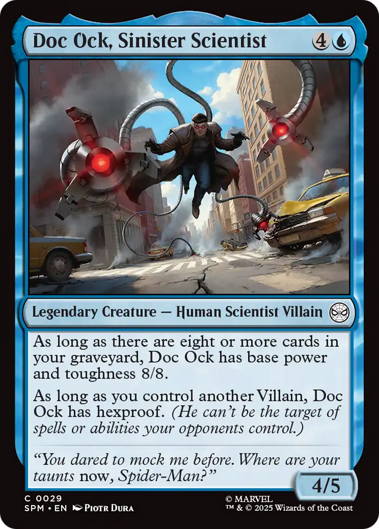 Doc Ock, Sinister Scientist [Marvel's Spider-Man] - Magic: The Gathering - Card Brawlers | Quebec | Canada |