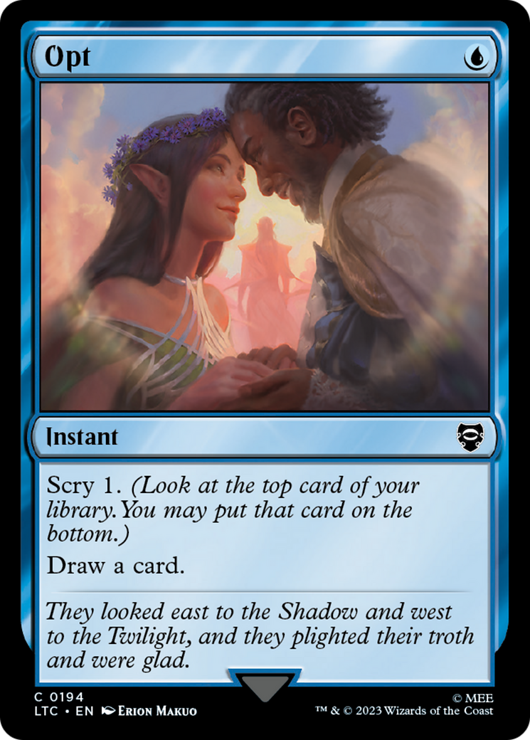 Opt [The Lord of the Rings: Tales of Middle-Earth Commander] - Magic: The Gathering - Card Brawlers | Quebec | Canada |