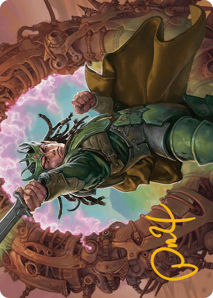 Eladamri, Korvecdal Art Card (Gold-Stamped Signature) [Modern Horizons 3 Art Series] - Magic: The Gathering - Card Brawlers | Quebec | Canada |