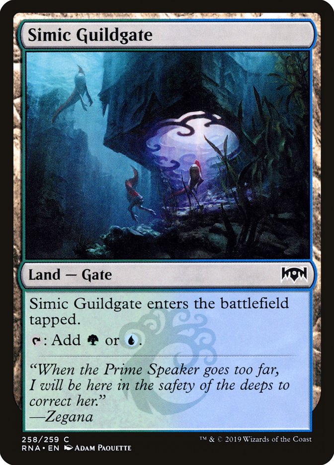 Simic Guildgate (258/259) [Ravnica Allegiance] - Magic: The Gathering - Card Brawlers | Quebec | Canada |