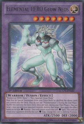 Elemental HERO Glow Neos [LCGX-EN061] Rare - Yu-Gi-Oh! - Card Brawlers | Quebec | Canada |