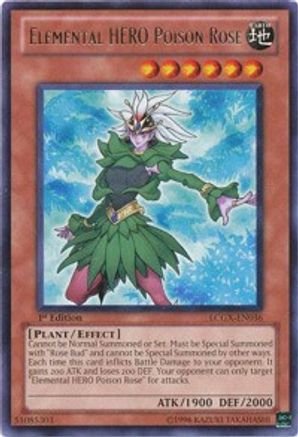 Elemental HERO Poison Rose [LCGX-EN036] Rare - Yu-Gi-Oh! - Card Brawlers | Quebec | Canada |