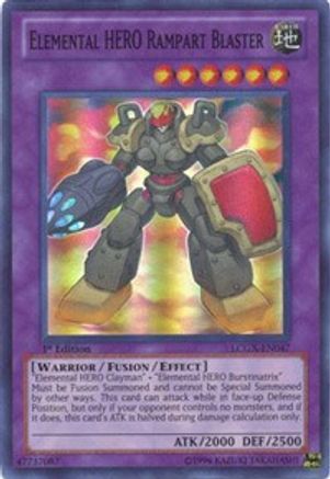 Elemental HERO Rampart Blaster [LCGX-EN047] Super Rare - Yu-Gi-Oh! - Card Brawlers | Quebec | Canada |