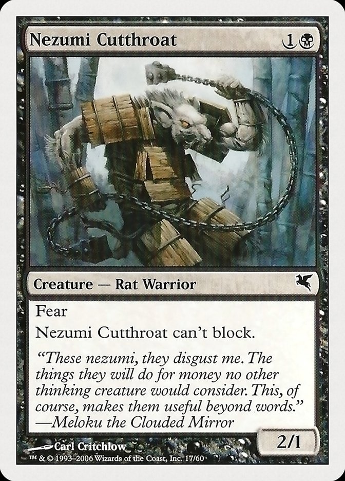 Nezumi Cutthroat (17) [Hachette UK] - Magic: The Gathering - Card Brawlers | Quebec | Canada |