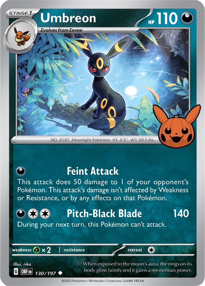 Umbreon (130/197) [Trick or Trade 2024] - Pokémon - Card Brawlers | Quebec | Canada |
