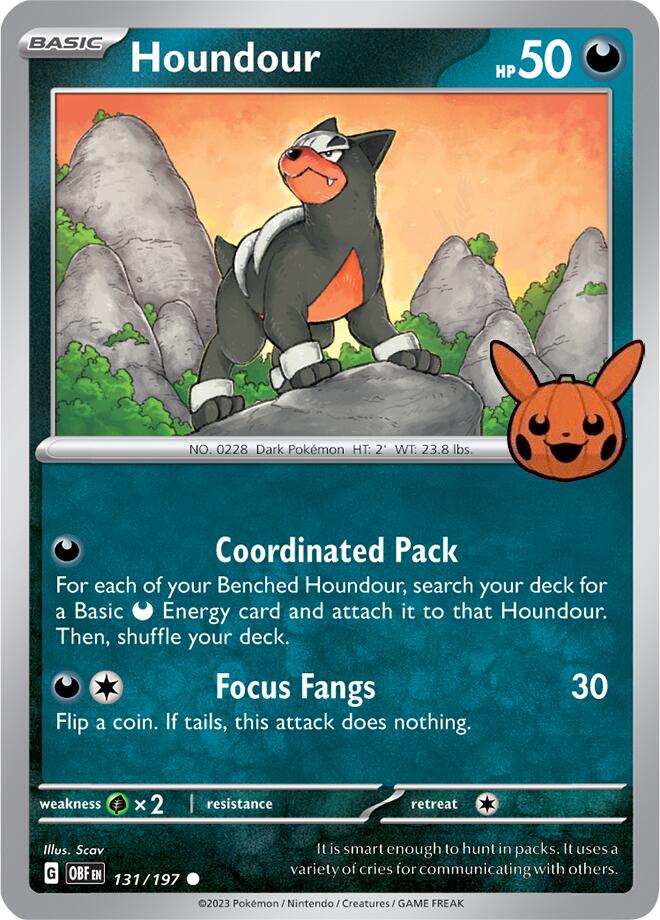 Houndour (131/197) [Trick or Trade 2024] - Pokémon - Card Brawlers | Quebec | Canada |