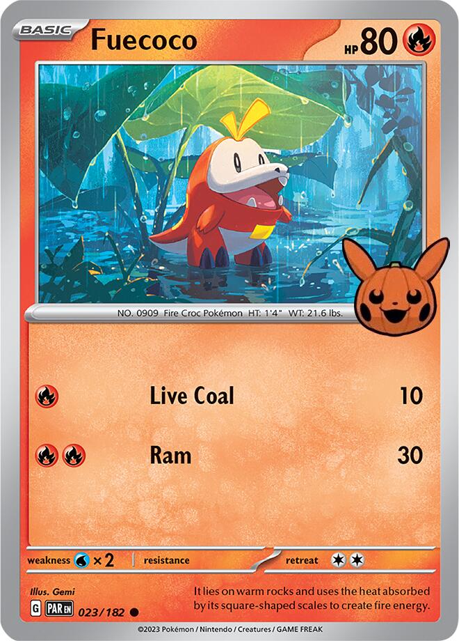 Fuecoco (023/182) [Trick or Trade 2024] - Pokémon - Card Brawlers | Quebec | Canada |