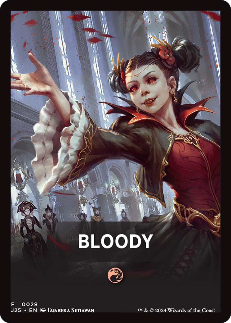 Bloody Theme Card [Foundations Jumpstart Front Cards] - Magic: The Gathering - Card Brawlers | Quebec | Canada |