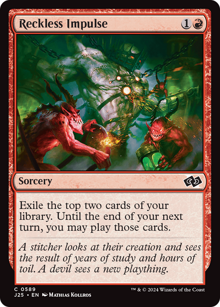 Reckless Impulse [Foundations Jumpstart] - Magic: The Gathering - Card Brawlers | Quebec | Canada |