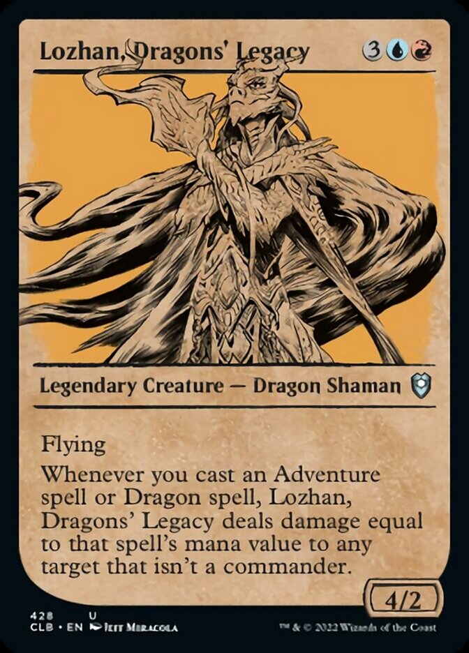 Lozhan, Dragons' Legacy (Showcase) [Commander Legends: Battle for Baldur's Gate] - Magic: The Gathering - Card Brawlers | Quebec | Canada |