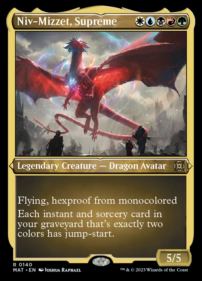 Niv-Mizzet, Supreme (Foil Etched) [March of the Machine: The Aftermath] - Magic: The Gathering - Card Brawlers | Quebec | Canada |