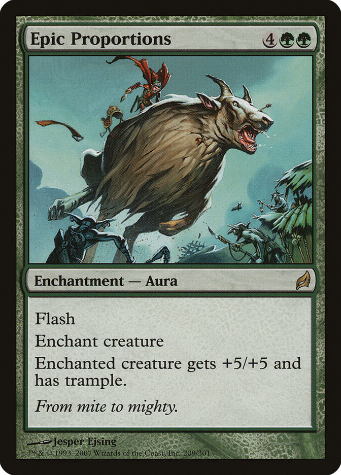 Epic Proportions [Lorwyn] - Magic: The Gathering - Card Brawlers | Quebec | Canada |