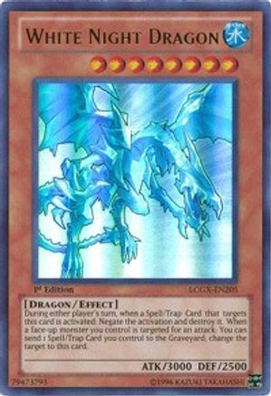 White Night Dragon [LCGX-EN205] Ultra Rare