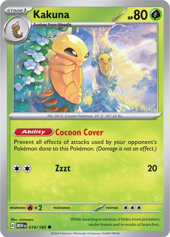 Kakuna (014/165) [Scarlet & Violet 151] - Pokémon - Card Brawlers | Quebec | Canada |