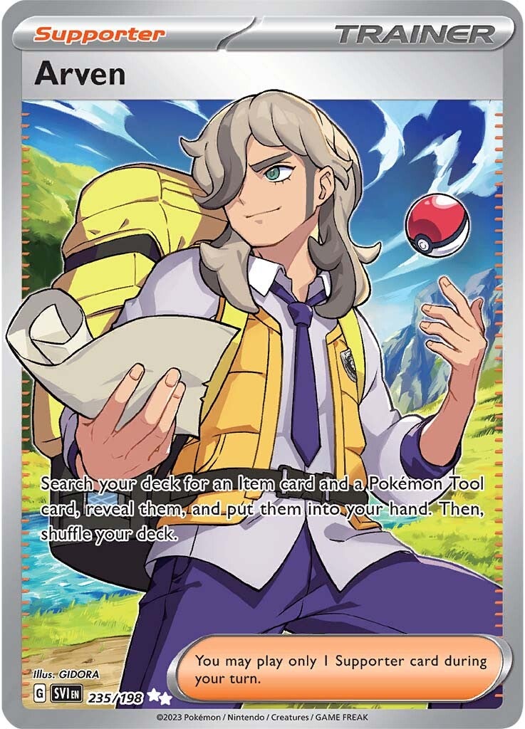 Arven (235/198) [Scarlet & Violet: Base Set] - Pokémon - Card Brawlers | Quebec | Canada |