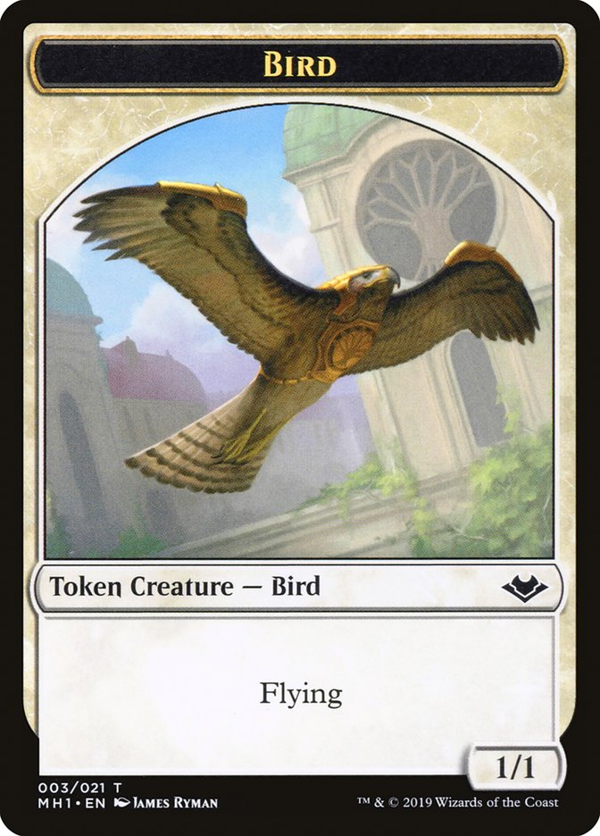 Bird (003) // Serra the Benevolent Emblem Double-Sided Token [Modern Horizons Tokens] - Magic: The Gathering - Card Brawlers | Quebec | Canada |