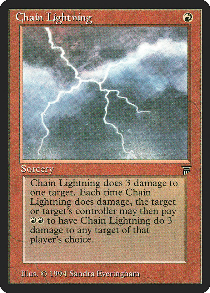 Chain Lightning [Legends] - Magic: The Gathering - Card Brawlers | Quebec | Canada |