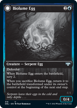Biolume Egg // Biolume Serpent [Innistrad: Double Feature] - Magic: The Gathering - Card Brawlers | Quebec | Canada |