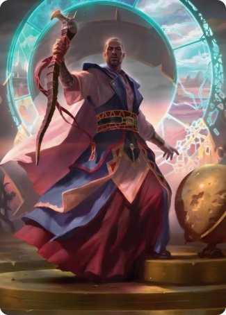 Teferi, Who Slows the Sunset Art Card [Innistrad: Midnight Hunt Art Series] - Magic: The Gathering - Card Brawlers | Quebec | Canada |