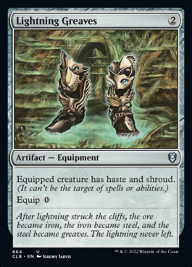 Lightning Greaves [Commander Legends: Battle for Baldur's Gate] - Magic: The Gathering - Card Brawlers | Quebec | Canada |