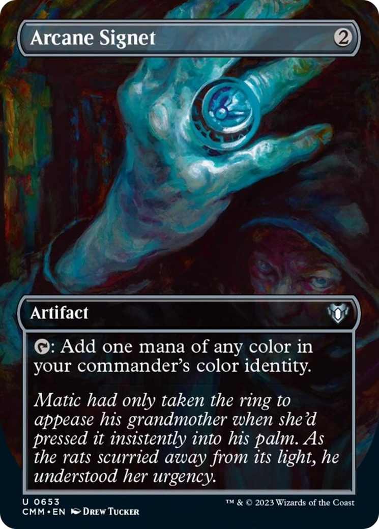 Arcane Signet (Borderless Alternate Art) [Commander Masters] - Magic: The Gathering - Card Brawlers | Quebec | Canada |