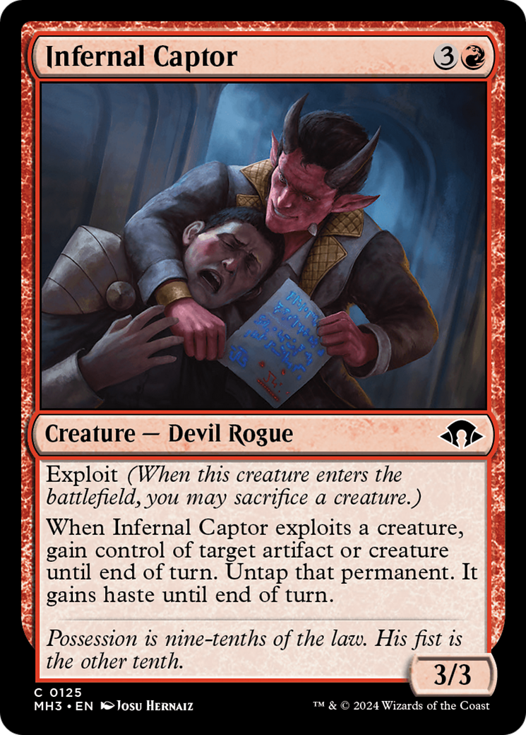 Infernal Captor [Modern Horizons 3] - Magic: The Gathering - Card Brawlers | Quebec | Canada |
