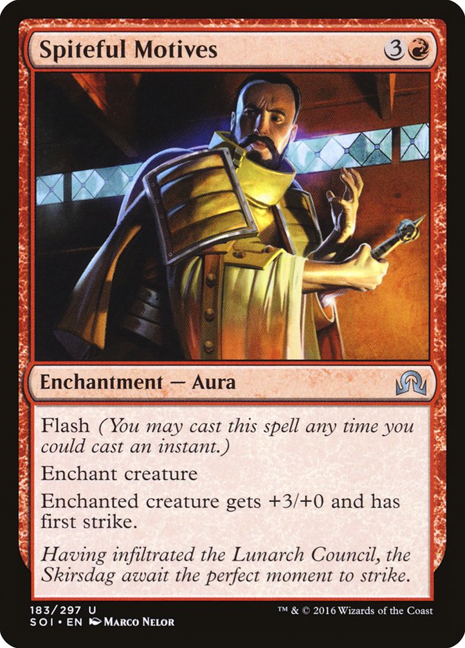 Spiteful Motives [Shadows over Innistrad] - Magic: The Gathering - Card Brawlers | Quebec | Canada |