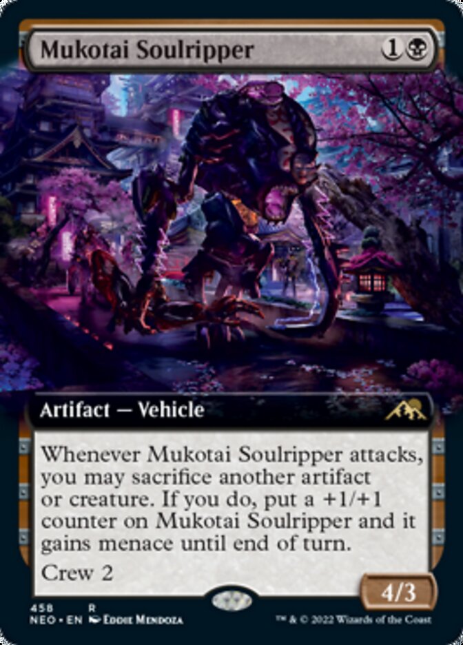Mukotai Soulripper (Extended Art) [Kamigawa: Neon Dynasty] - Magic: The Gathering - Card Brawlers | Quebec | Canada |