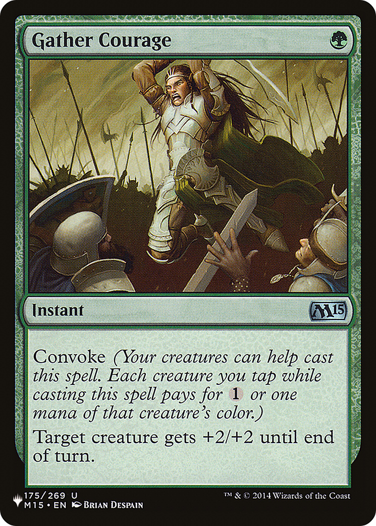 Gather Courage [The List] - Magic: The Gathering - Card Brawlers | Quebec | Canada |