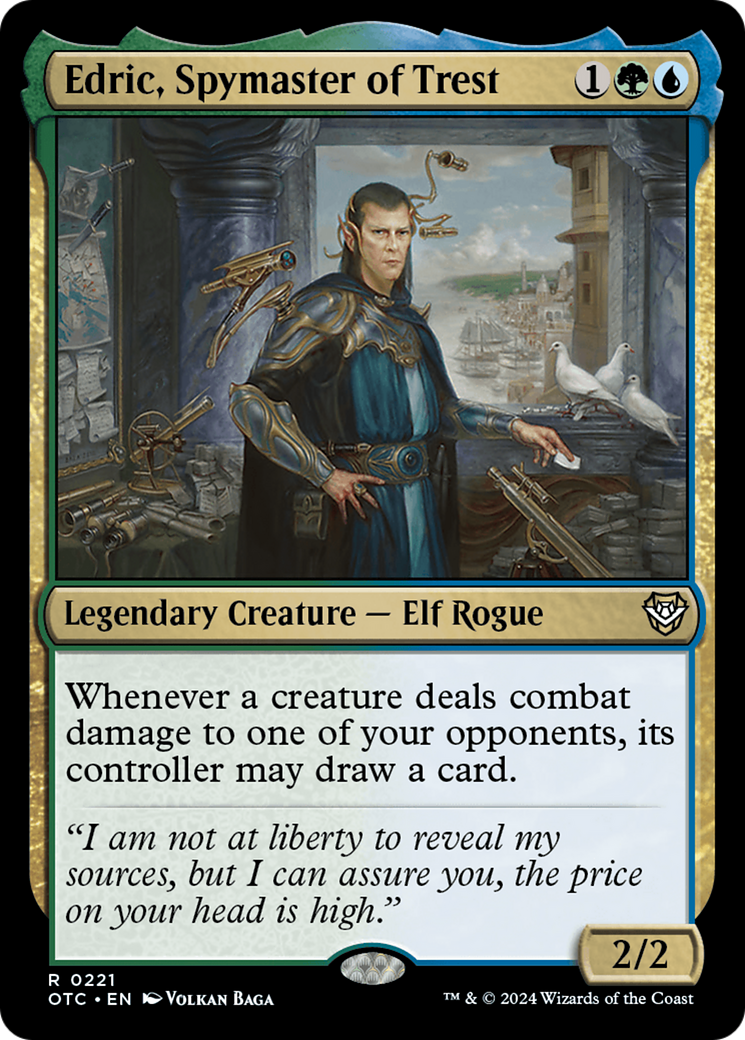 Edric, Spymaster of Trest [Outlaws of Thunder Junction Commander] - Magic: The Gathering - Card Brawlers | Quebec | Canada |
