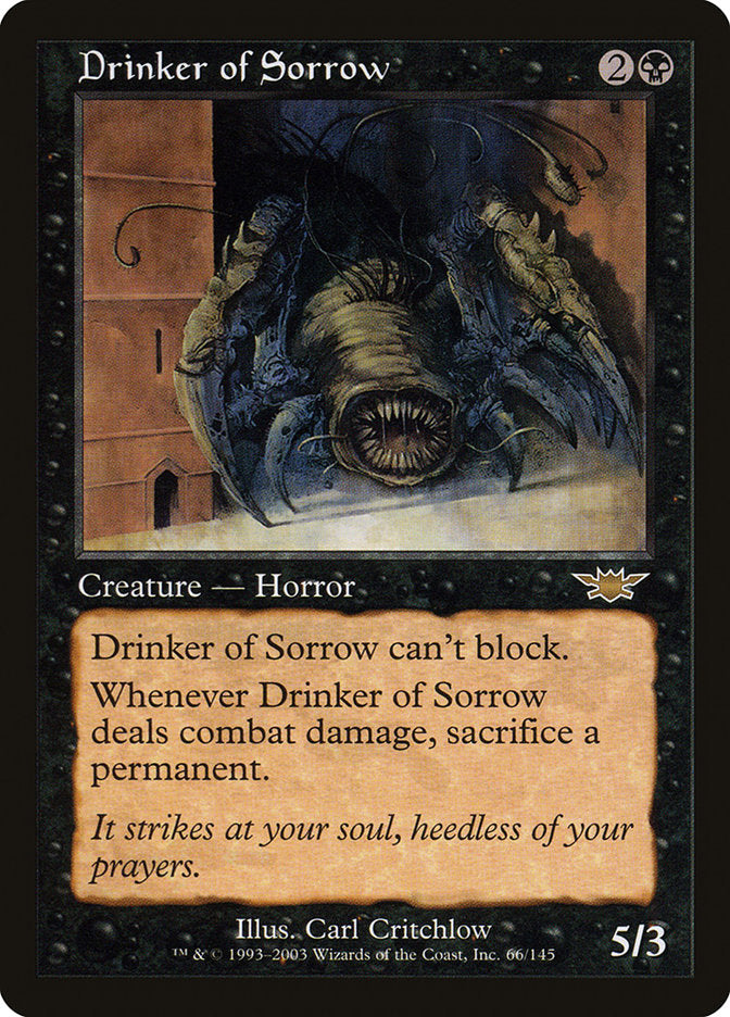 Drinker of Sorrow [Legions] - Magic: The Gathering - Card Brawlers | Quebec | Canada |